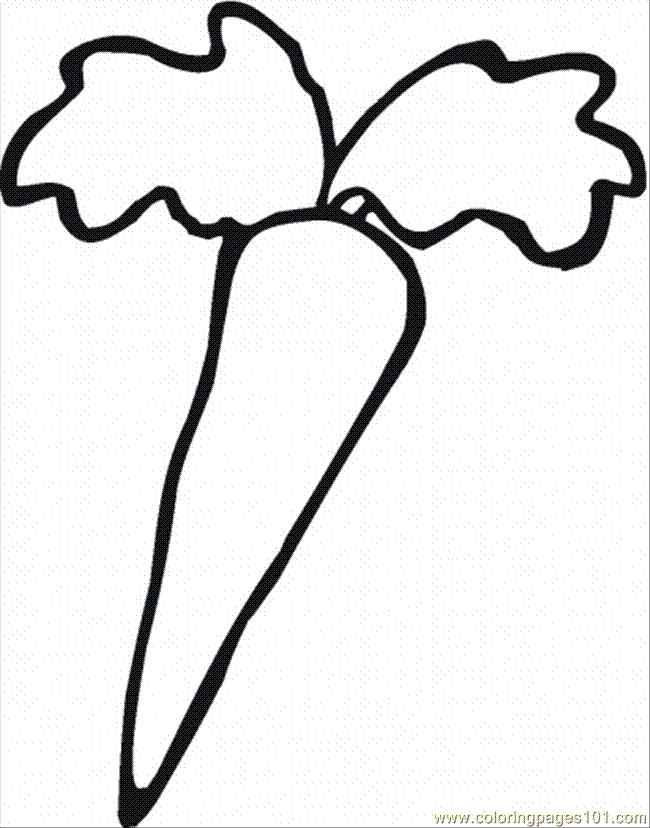 Coloring Pages Carrot 18 (Natural World > Vegetables) - free printable
