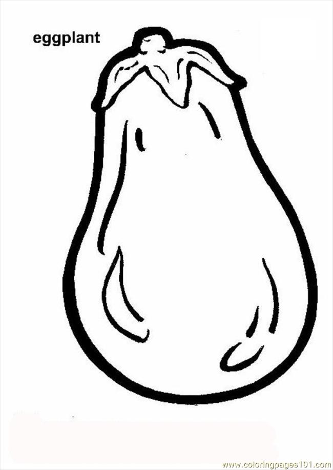 free printable coloring image Pages Photo Eggplant Dl5802
