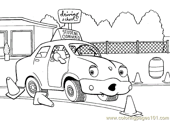 Coloring Pages Davey Driver (Transport > Vehicle Transport) - free