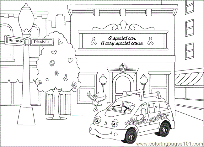 free printable coloring image Harmonee