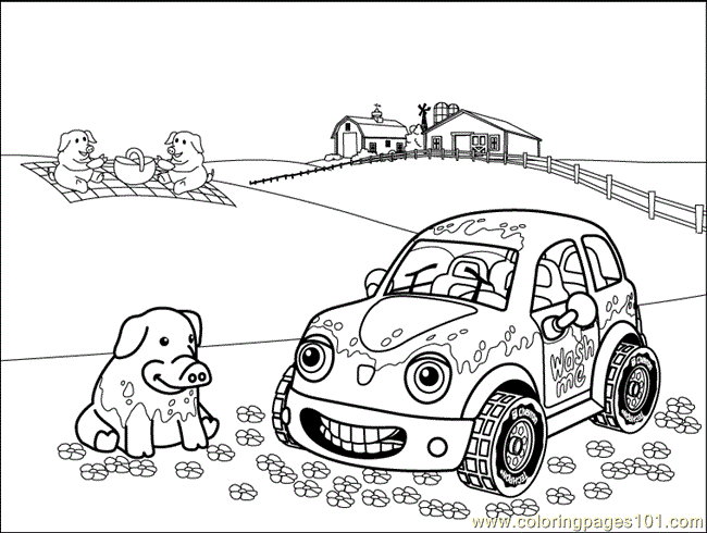 free printable coloring image Maddie Mudster