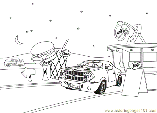 free printable coloring image Moe Muscle