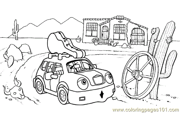 free printable coloring image Nando
