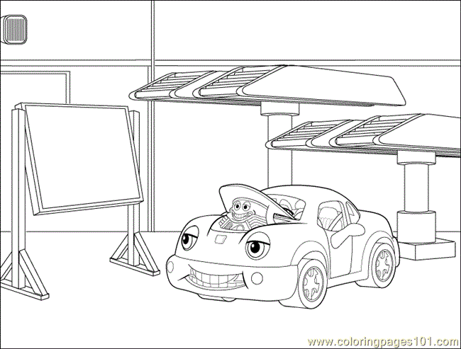 free printable coloring image Pax Power