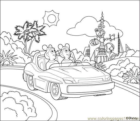 free printable coloring image Sparky