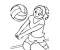 Volleyball Ink T