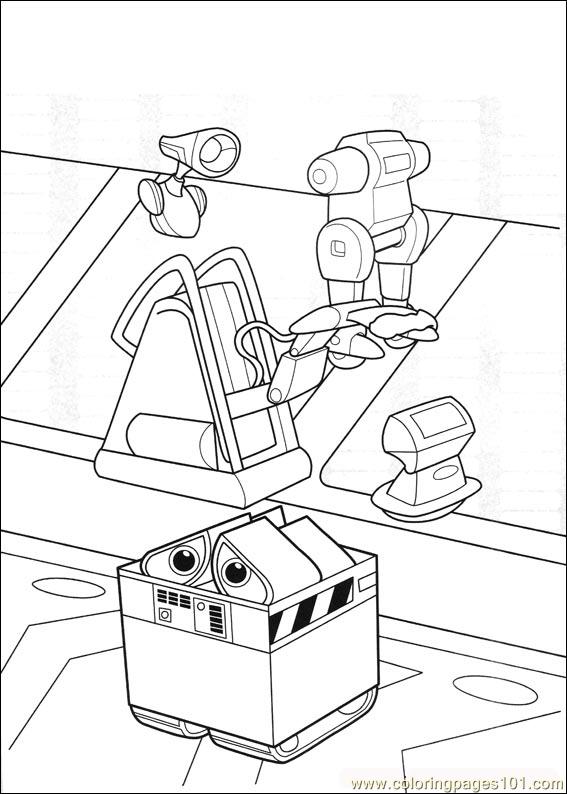 walle free coloring pages - photo #31