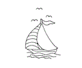 Boat Coloring Page 13