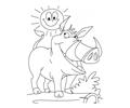 Wild Boar Coloring Page4
