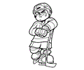 Winter Sports Coloring Page 03