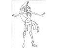 Winx Club Coloring Page 28