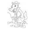 Wolf Coloring Page9