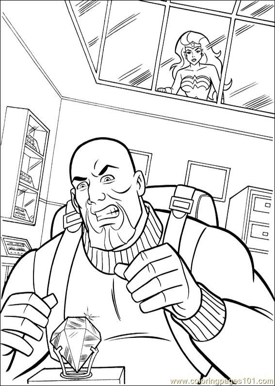 Coloring Pages Wonder Woman 17 (Cartoons > Wonder Woman) - free