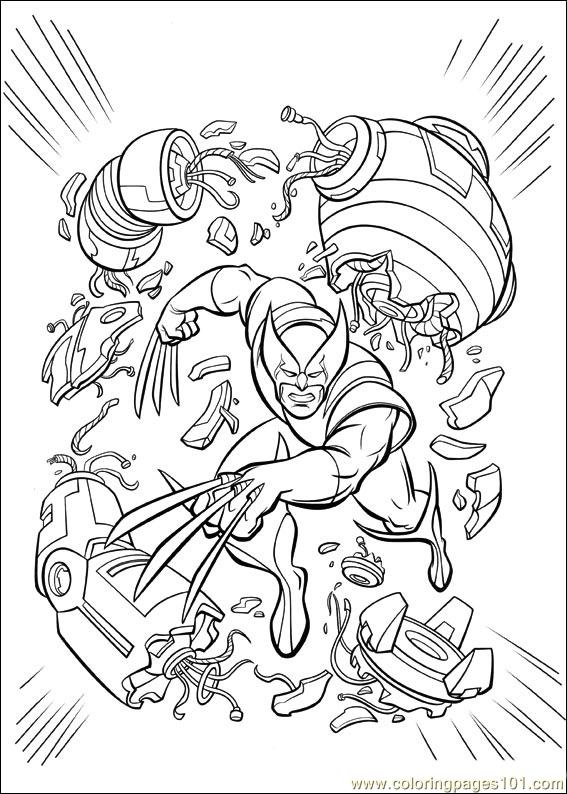 Coloring Pages Xmen 17 (Cartoons > X-Men) - free printable coloring