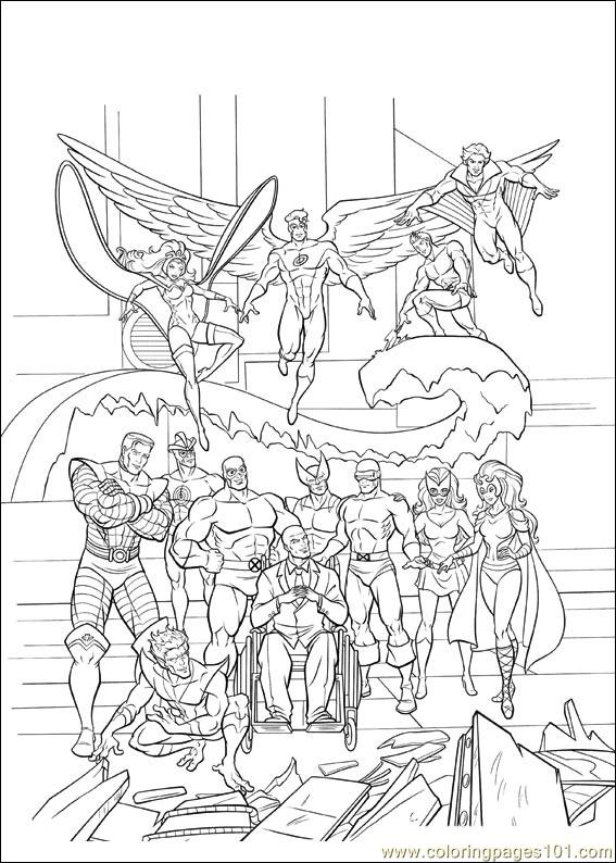 x man coloring pages - photo #28