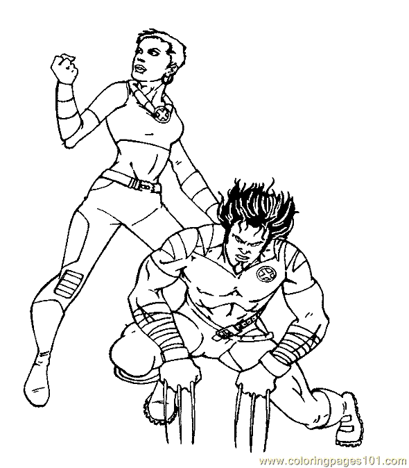 Coloring Pages X Men Coloring Page 15 (Cartoons > X-Men) - free ...