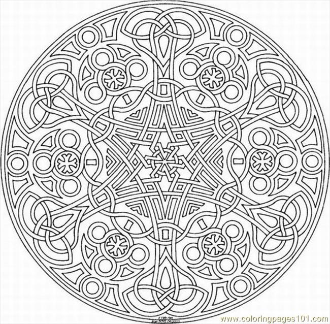 kaleidoscope activity coloring pages - photo #45