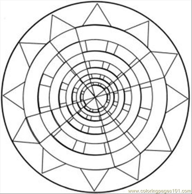 kaleidoscope activity coloring pages - photo #14