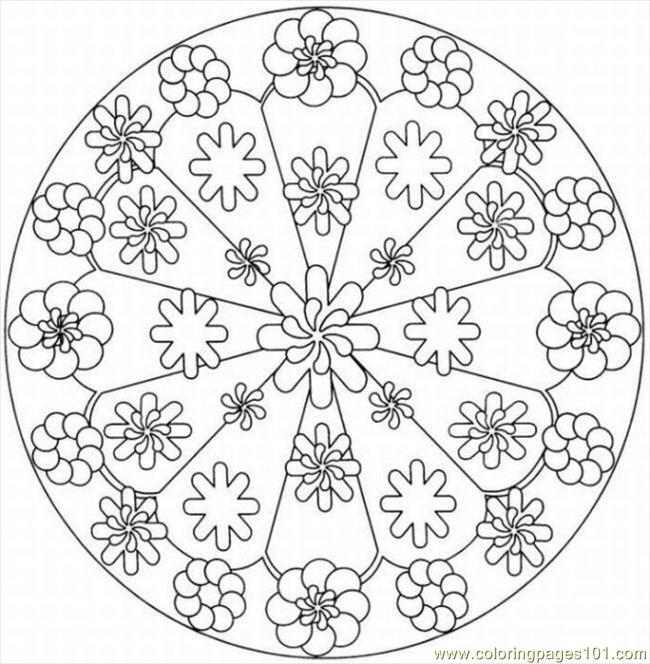 kaleidoscope activity coloring pages - photo #4