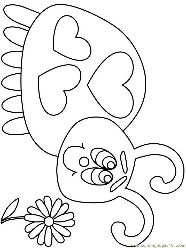 Ladybug And Flowers Coloring Page Sketch Coloring Page