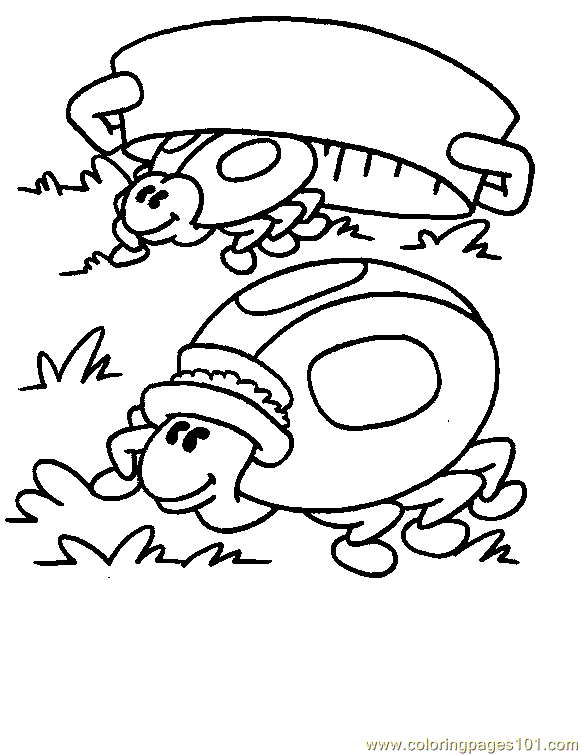 Grouchy Ladybug Page Coloring Pages