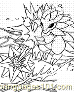 free printable coloring image Pokemon 05