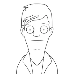 Hayden Bob's Burgers Free Coloring Page for Kids