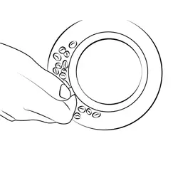 Cup Of Coffee1 Free Coloring Page for Kids