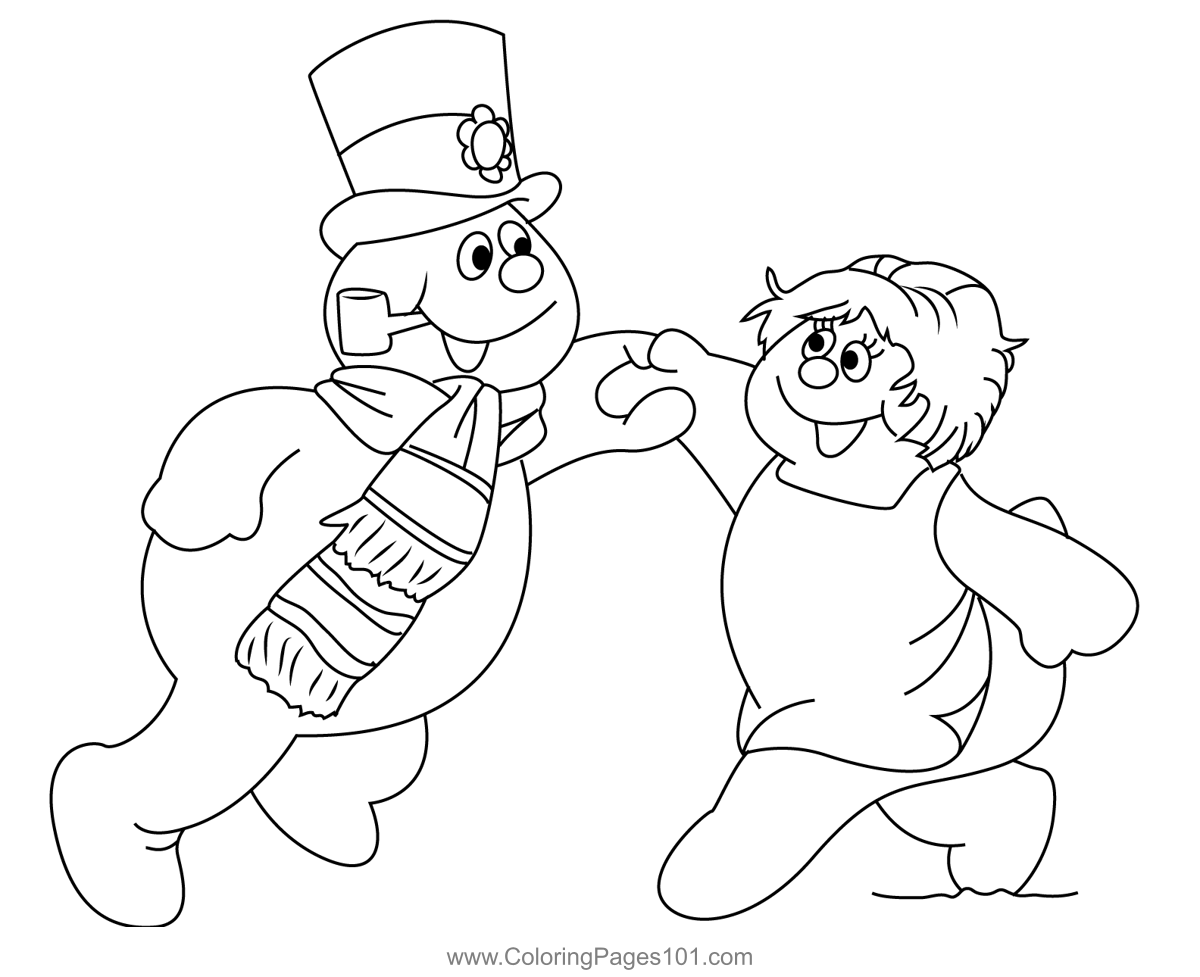 Dancing Frosty The Snowman