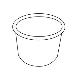 Empty Bucket Free Coloring Page for Kids