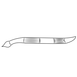 Old Knife Free Coloring Page for Kids