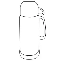 Plastic Water Bottle Free Coloring Page for Kids