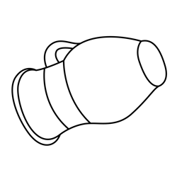 Pottery Pitcher Free Coloring Page for Kids
