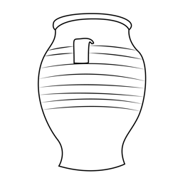 Sand Pot Free Coloring Page for Kids