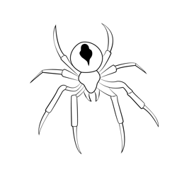 Spider Innight Free Coloring Page for Kids