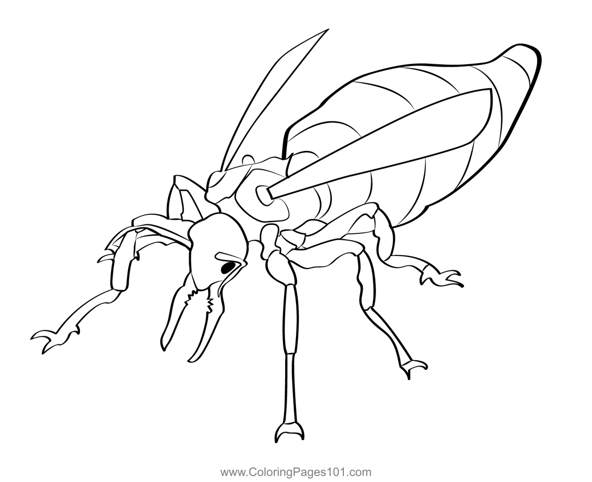 Giant Ant Coloring Page for Kids - Free Pheasants and Partridges ...