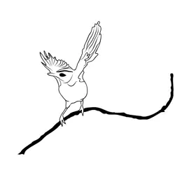 Firecrest 4 Free Coloring Page for Kids