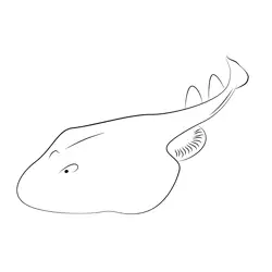 Giant Electric Ray Free Coloring Page for Kids