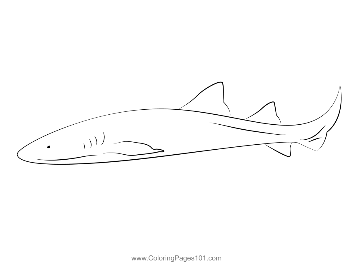 Nurse Shark Coloring Page