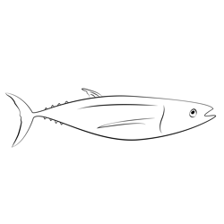 Tuna Cassandra Free Coloring Page for Kids