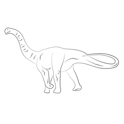 Argentinosaurus Free Coloring Page for Kids