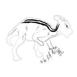 Hadrosaurs Dinosaurs Free Coloring Page for Kids