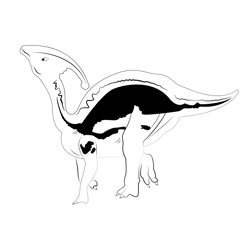 Hadrosaurs Free Coloring Page for Kids
