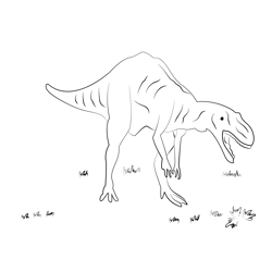 Herrerasaurus Free Coloring Page for Kids