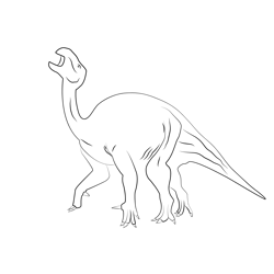 Ornithopods Dino Free Coloring Page for Kids