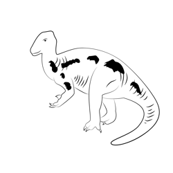 Ornithopods Free Coloring Page for Kids