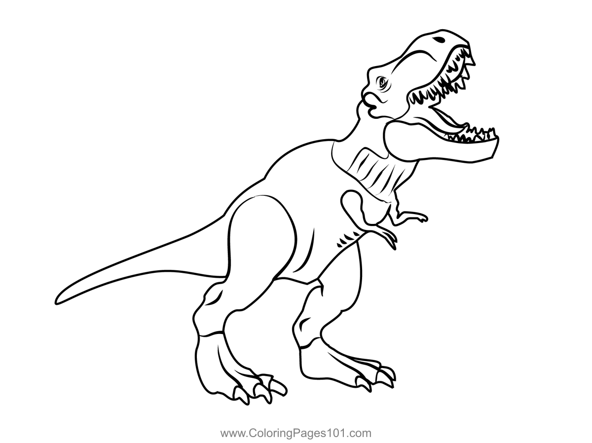 Rex Coloring Pages - Free Printable Coloring Pages for Kids