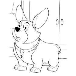 101 Dalmatians Animal Free Coloring Page for Kids