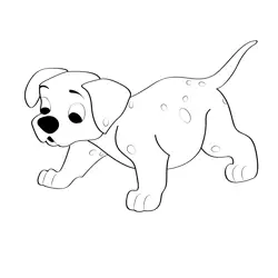 101 Dalmatians The Series Lucky Free Coloring Page for Kids