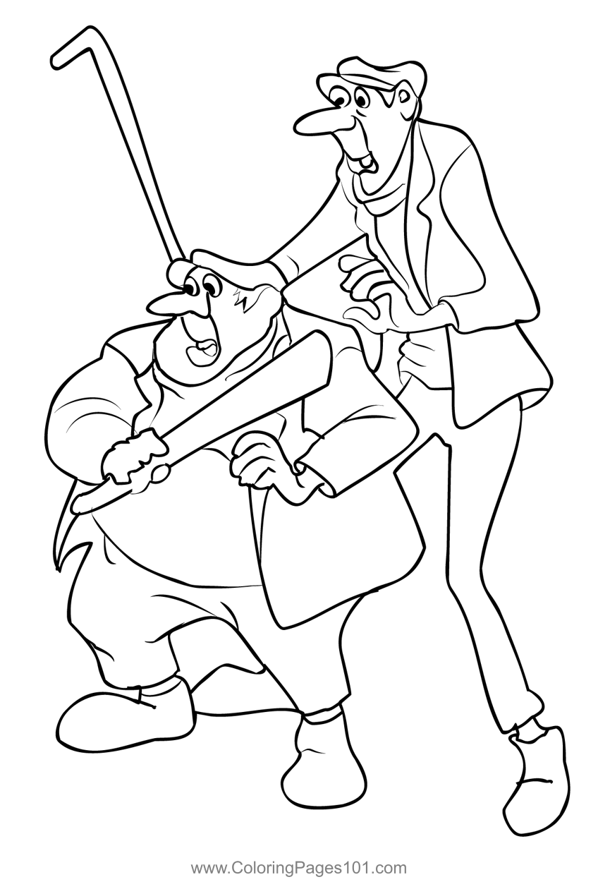 Cruella De Ville 2 Coloring Page for Kids - Free 101 Dalmatians